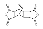 Tricyclo[4.2.2.02,5]dec-9-ene-3,4,7,8-tetracarboxylic3,4:7,8-dianhydride结构式