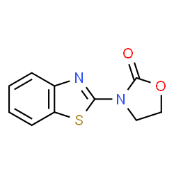 2-Oxazolidinone,3-(2-benzothiazolyl)-(9CI)结构式