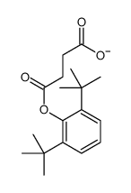 4-(2,6-ditert-butylphenoxy)-4-oxobutanoate结构式