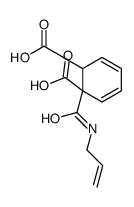 1-(prop-2-enylcarbamoyl)cyclohexa-3,5-diene-1,2-dicarboxylic acid Structure