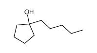 1-(正戊基)环戊醇结构式