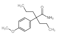 2-(4-methoxyphenyl)-2-propyl-pentanamide Structure