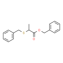 2-(Benzylthio)propionic acid benzyl ester Structure