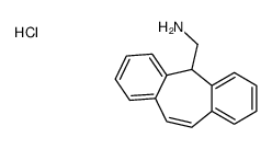 11H-dibenzo[1,2-a:1',2'-e][7]annulen-11-ylmethanamine,hydrochloride Structure