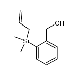 o-(allyldimethylsilyl)benzyl alcohol Structure