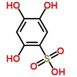 Benzenesulfonic acid, 2,4,5-trihydroxy- (9CI) Structure