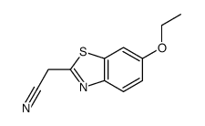 2-Benzothiazoleacetonitrile,6-ethoxy-(9CI) structure