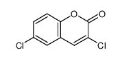 3,6-dichloro-chromen-2-one Structure