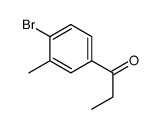 1-(4-bromo-3-methylphenyl)propan-1-one Structure