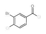 3-Bromo-4-chlorobenzoyl chloride structure