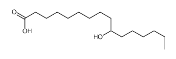 10-羟基十六烷酸结构式