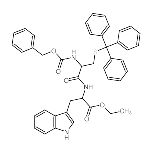 ethyl 3-(1H-indol-3-yl)-2-[(2-phenylmethoxycarbonylamino-3-tritylsulfanyl-propanoyl)amino]propanoate picture