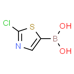 (2-氯噻唑-5-基)硼酸结构式