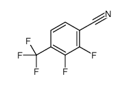 2,3-Difluoro-4-(trifluoromethyl)benzonitrile structure