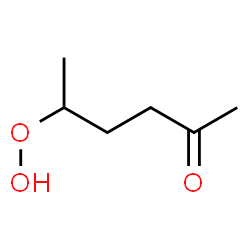2-Hexanone, 5-hydroperoxy- (9CI)结构式