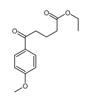 Ethyl 5-(4-methoxyphenyl)-5-oxopentanoate结构式
