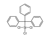 trichloro(trityl)silane Structure