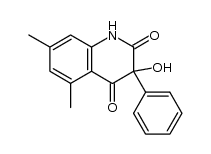 3-hydroxy-5,7-dimethyl-3-phenylquinoline-2,4(1H,3H)-dione结构式