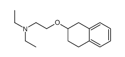 [2-(1,2,3,4-Tetrahydronaphthalen-2-yloxy)ethyl]diethylamine结构式