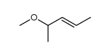 3-penten-2-yl methyl ether Structure