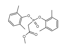 methyl bis(2,6-xylyl)phosphonoacetate结构式