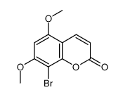 8-bromo-5,7-dimethoxychromen-2-one Structure