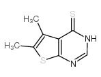 5,6-dimethylthieno[2,3-d]pyrimidine-4(3h)-thione structure