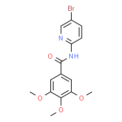 N-(5-bromopyridin-2-yl)-3,4,5-trimethoxybenzamide Structure