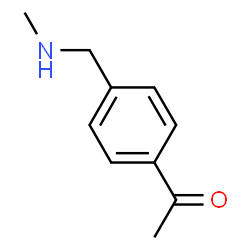 Ethanone, 1-[4-[(methylamino)methyl]phenyl]- (9CI) structure