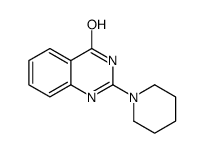 2-piperidin-1-yl-1H-quinazolin-4-one结构式