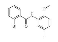 2-bromo-benzoic acid-(2-methoxy-5-methyl-anilide) Structure