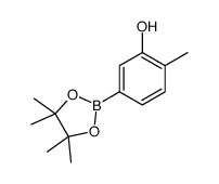 2-methyl-5-(4,4,5,5-tetramethyl-1,3,2-dioxaborolan-2-yl)phenol Structure