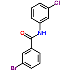 3-Bromo-N-(3-chlorophenyl)benzamide Structure