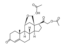 D-ALDOSTERONE 18,21-DIACETATE结构式