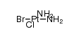 cis-Pt(NH3)2ClBr结构式