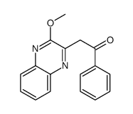 2-(3-methoxyquinoxalin-2-yl)-1-phenylethanone结构式