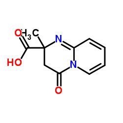 2-Methyl-4-oxo-3,4-dihydro-2H-pyrido[1,2-a]pyrimidine-2-carboxylic acid结构式