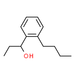 Benzenemethanol, 2-butyl--alpha--ethyl- (9CI) structure