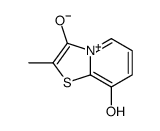 3-hydroxy-2-methyl-[1,3]thiazolo[3,2-a]pyridin-4-ium-8-olate结构式