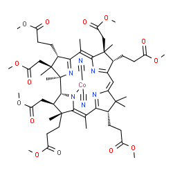 DICYANOCOBYRINIC ACID HEPTAMETHYL ESTER structure