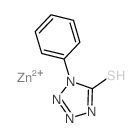 1-phenyl-2H-tetrazole-5-thione结构式