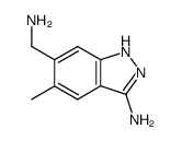 6-Aminomethyl-5-methyl-1H-indazol-3-ylamine结构式