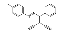 2-[[(4-methylphenyl)diazenyl]-phenylmethyl]propanedinitrile Structure