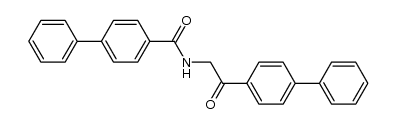 biphenyl-4-carboxylic acid (2-biphenyl-4-yl-2-oxo-ethyl)amide Structure