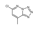 6-chloro-8-methyltetrazolo[1,5-b]pyridazine结构式