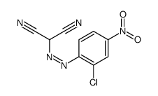 2-[(2-chloro-4-nitrophenyl)diazenyl]propanedinitrile Structure