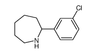 2-(3-CHLORO-PHENYL)-AZEPANE structure