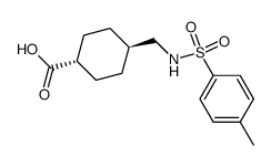 4-[(toluene-4-sulfonylamino)methyl]cyclohexanecarboxylic acid Structure