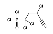 2,4,4-trichloro-4-dichlorophosphorylbutanenitrile Structure