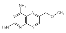 2,4-Pteridinediamine,6-(methoxymethyl)- Structure